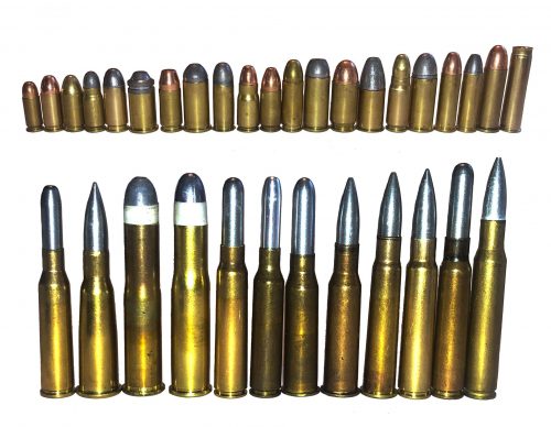 WWI Complete Cartridge Collection Dummy Rounds Snap Caps Fake Bullets J&M Spec INERT